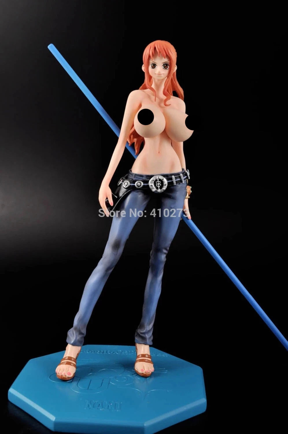 Nude sex figure 22cm doll One Piece Nami Resin action Figure with Stic –  Hoeyuga-Shop