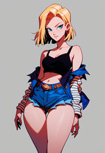 Load image into Gallery viewer, Android 18 Anime Style / Image Pack / 67 Pictures
