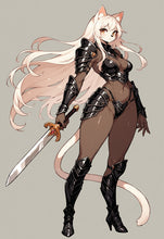 Load image into Gallery viewer, Furry Girls in Armor / Image Pack / 30 Pictures
