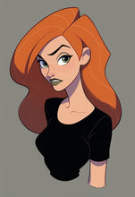 Load image into Gallery viewer, Kim Possible Cartoon Style / Image Pack / 57 Pictures
