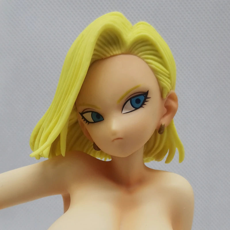 15cm Android 18 Kneeling Posture Naked Sexy Action Figure