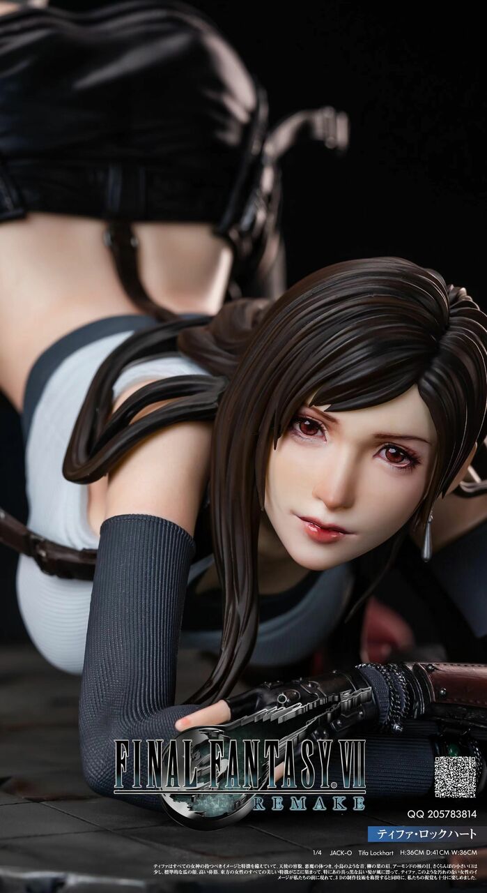 Final Fantasy VII Tifa Statue (Include One Battle Suit Nude Body)